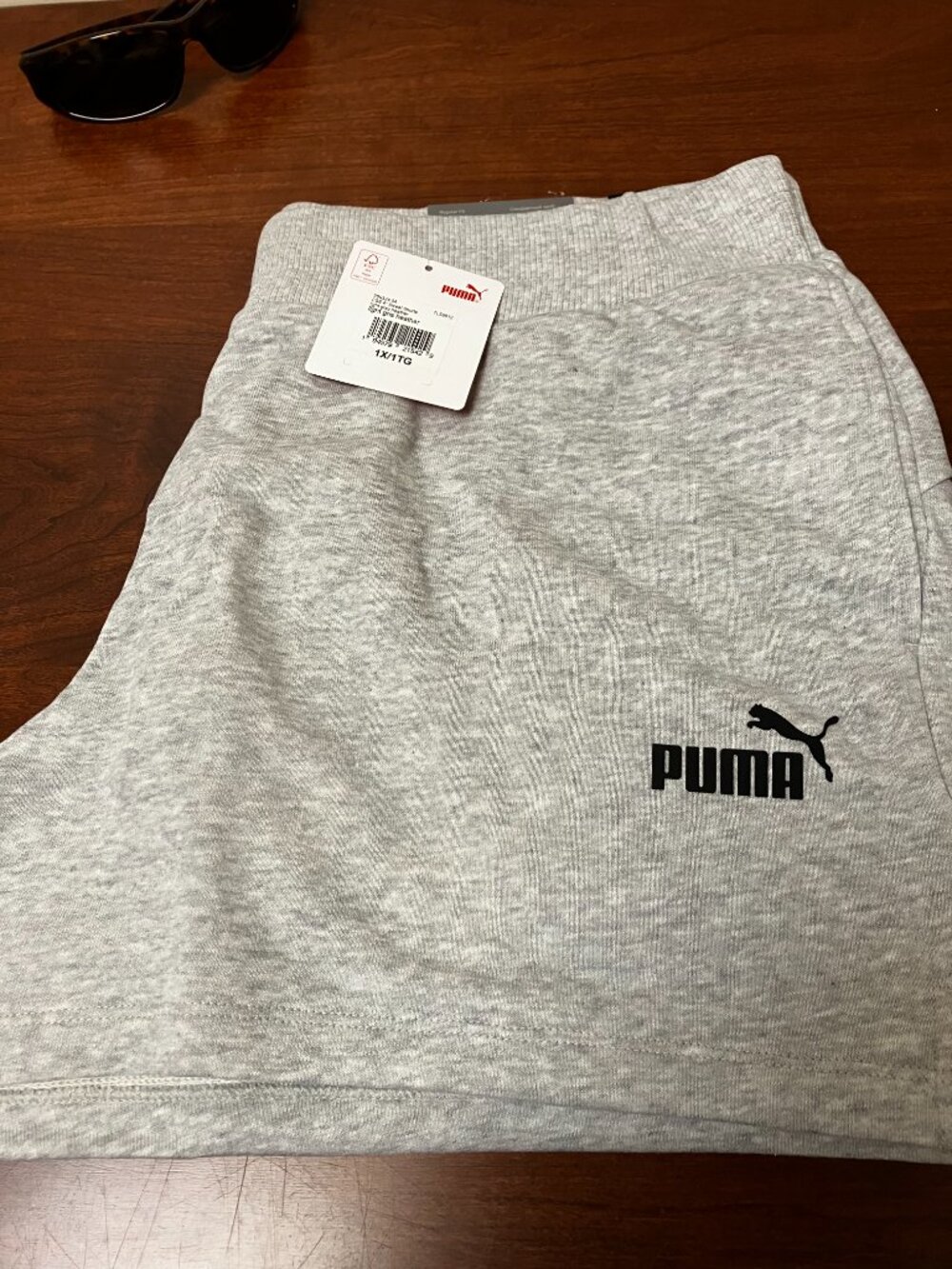 Puma Shorts Women's 1X Grey Pull-on Style Brand New with Tags
